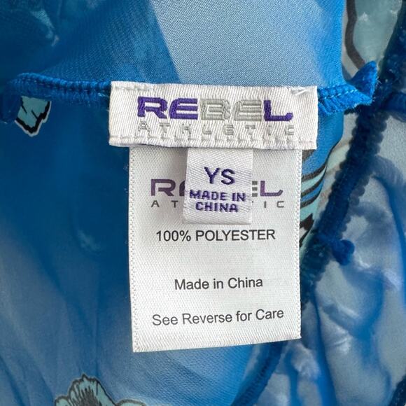 Rebel Athletic Blue Hawaiian Custom Team Cover-up YS - Picture 6 of 10